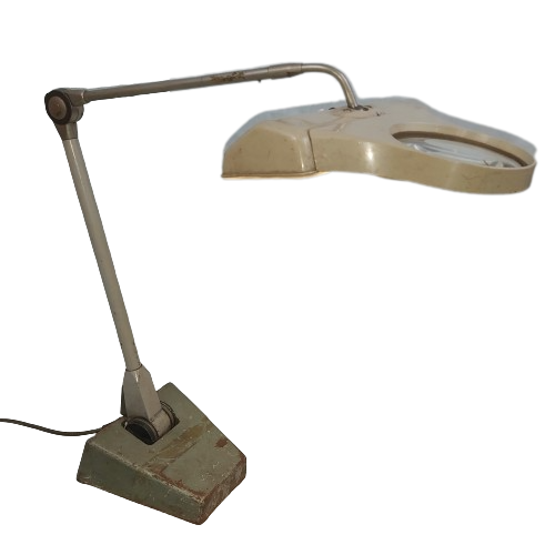 Extra image 2 - Ancienne lampe d'atelier grossissante.