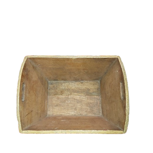 Extra image 2 - Bac en bois vintage des années 60 à décor de fruits..