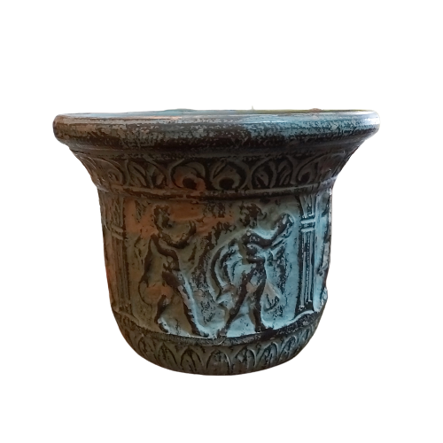 Extra image 2 - Grand vase en terre cuite de style grec.