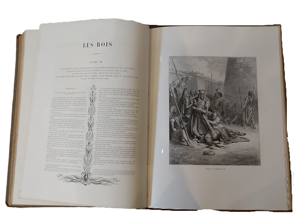 Extra image 4 - La sainte Bible de 1866 en deux tomes. dessins de G. Doré.