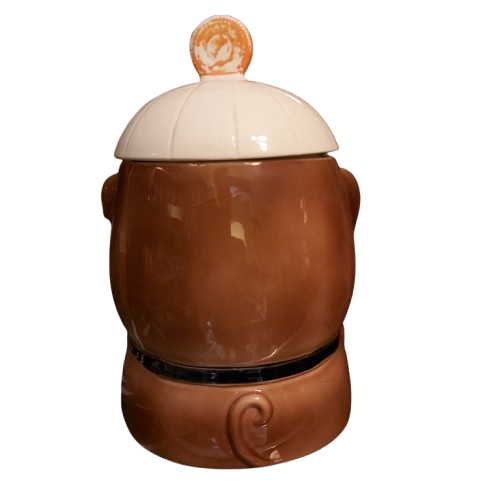 Extra image 3 - Pot à biscuit japonais en forme de singe.