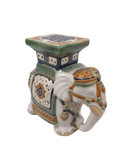 Extra image 3 - Éléphant en faïence.