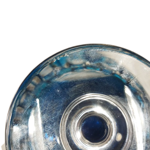 Extra image 3 - Coupe en cristal doublé taillé bleu du val st-Lambert.