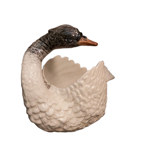 Extra image 2 - Cygne en faïence de style Nimy