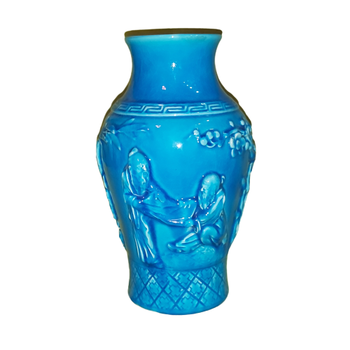 Extra image 4 - Longwy : vase asiatique.