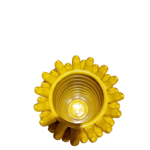 Extra image 2 - Vase bannanes en faïence italienne des années 60.