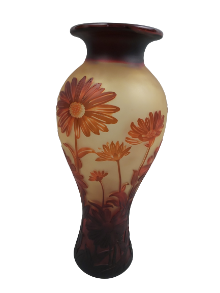 Extra image 2 - Vase type Gallé ambre.