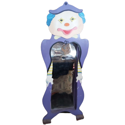 Ancien miroir déformant pour enfant de fête foraine.
