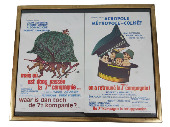 Affiche de cinema : La septième compagnie.